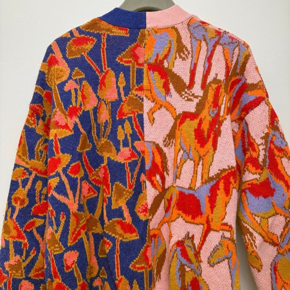 FARM Rio Colorful V-Neck Sweater - Picture 9 of 10